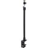 Kensington Morsetto a C telescopico A1000, Supporto Nero, Supporto per microfono da scrivania, Base di supporto da tavolo, Nero, MIL-STD-810H Method 504.3 Contamination by Fluids, 695 g, 51 mm