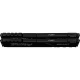 Kingston FURY FURY Beast 32GB 3200MT/s DDR4 CL16 DIMM (Kit da 2) 1Gx8 Black, Memoria Nero, 32 GB, 2 x 16 GB, DDR4, 288-pin DIMM