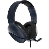 Turtle Beach Recon 200 Gen 2 Auricolare Cablato A Padiglione Gaming Nero, Blu marino, Cuffia da gioco blu scuro, Cablato, Gaming, 20 - 20000 Hz, 512,6 g, Auricolare, Nero, Blu marino