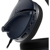 Turtle Beach Recon 200 Gen 2 Auricolare Cablato A Padiglione Gaming Nero, Blu marino, Cuffia da gioco blu scuro, Cablato, Gaming, 20 - 20000 Hz, 512,6 g, Auricolare, Nero, Blu marino