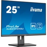 iiyama ProLite XUB2595WSU-B5 Monitor PC 63,5 cm (25") 1920 x 1200 Pixel WUXGA LED Nero, Monitor LED Nero, 63,5 cm (25"), 1920 x 1200 Pixel, WUXGA, LED, 4 ms, Nero