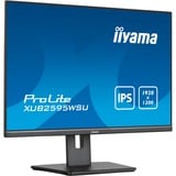 iiyama ProLite XUB2595WSU-B5 Monitor PC 63,5 cm (25") 1920 x 1200 Pixel WUXGA LED Nero, Monitor LED Nero, 63,5 cm (25"), 1920 x 1200 Pixel, WUXGA, LED, 4 ms, Nero