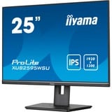 iiyama ProLite XUB2595WSU-B5 Monitor PC 63,5 cm (25") 1920 x 1200 Pixel WUXGA LED Nero, Monitor LED Nero, 63,5 cm (25"), 1920 x 1200 Pixel, WUXGA, LED, 4 ms, Nero