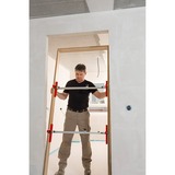 BESSEY Asta per telaio porta TU, Supporto argento/Rosso