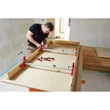 BESSEY Asta per telaio porta TU, Supporto argento/Rosso