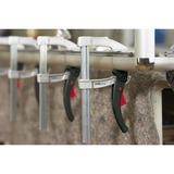 BESSEY KLI25 morsa Morsetto a cricchetto 25 cm Nero, Rosso, Acciaio inossidabile argento/Nero, Morsetto a cricchetto, Magnesio, 25 cm