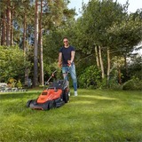 BLACK+DECKER BLACK+DECKER BEMW471BH-QS Tondeuse à Gazon Filaire 6 Hauteurs, 1600 W, Orange, 38 cm, Rasaerba arancione /Nero, 1600 W, Orange, 38 cm