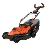 BLACK+DECKER BLACK+DECKER BEMW471ES-QS Tondeuse à Gazon Filaire 6 Hauteurs, 1600 W, Orange, 38 cm, Rasaerba arancione /Nero, 1600 W, Orange, 38 cm