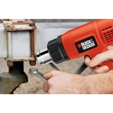 BLACK+DECKER KX1650 740l/min 1750W Rosso pistola ad aria calda, Soffiatore d'aria calda arancione , 740 l/min, 460 - 600 °C, 570 l/min, Rosso, AC, 1750 W
