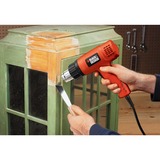 BLACK+DECKER KX1650 740l/min 1750W Rosso pistola ad aria calda, Soffiatore d'aria calda arancione , 740 l/min, 460 - 600 °C, 570 l/min, Rosso, AC, 1750 W
