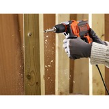 BLACK+DECKER Trapano a percussione BEH710-QS arancione /Nero