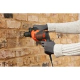 BLACK+DECKER Trapano a percussione BEH710-QS arancione /Nero
