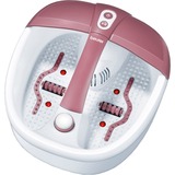 Beurer Vasca per pediluvio con bolle FB 35, Idromassaggio plantare bianco/Rosa