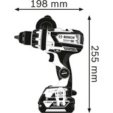 Bosch 06019G0108 Cacciaviti elettrici e avvitatori a impulsi, Trapano avvitatore blu/Nero, Cacciavite elettrico, 18 V, 10 mm, 10 mm, 10 mm, 2 kg