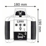 Bosch 0 601 061 501 non classificato, Laser rotante blu/Nero, Livella rotatoria, Nero, Blu, 300 m, 0,1 mm/m, 5°, 600 Giri/min