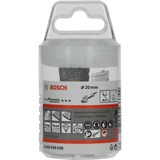 Bosch 2 608 599 038 accessorio per smerigliatrice Fresa Fresa, Mattone, Calcareo, Arenaria, Pietra, Piastrella, 2 cm, Bosch, Argento, 1 pz