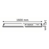 Bosch FSN RA 32 1600 Professional, Guida alluminio, 143 mm, 1650 mm, 92 mm