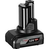 Bosch GBA 12V 6.0AH Batteria Nero, Batteria, Ioni di Litio, 6 Ah, 12 V, BOSCH, Nero
