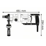 Bosch GDB 180 WE Professional 2800 Giri/min Nero, Blu, Bianco, Macchina di foratura blu, Nero, Blu, Bianco, 2800 Giri/min, 18 cm, 18 cm, AC, 2000 W