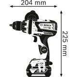 Bosch GSB 18V-110 C 2100 Giri/min 1,9 kg Nero, Blu, Cordless blu/Nero, Trapano con impugnatura a pistola, Senza spazzola, Nero, Blu, 1,3 cm, 2100 Giri/min, 8,2 cm