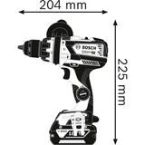 Bosch GSB 18V-110 C 2100 Giri/min Senza chiave 1,9 kg Nero, Blu, Cordless blu/Nero, Trapano con impugnatura a pistola, Senza chiave, Nero, Blu, 1,3 cm, 2100 Giri/min, 1,5 mm