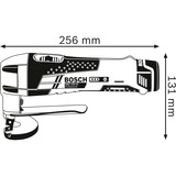 Bosch GSC 12V-13 PROFESSIONAL Cesoia elettrica 3600 spm (fogli per minuto), Lattina blu/Nero, Cesoia elettrica, 3600 spm (fogli per minuto), 1,3 mm, 2 mm, 80 dB, 69 dB
