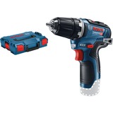 Bosch GSR 12V-35 1750 Giri/min Senza chiave 750 g Nero, Turchese, Trapano avvitatore blu/Nero, Trapano con impugnatura a pistola, Senza chiave, Nero, Turchese, 1 cm, 1750 Giri/min, 3,2 cm
