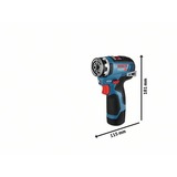 Bosch GSR 12V-35 FC Professional 1750 Giri/min Nero, Blu, Rosso, Argento, Trapano avvitatore blu/Nero, Cacciavite elettrico, Impugnatura a pistola, Nero, Blu, Rosso, Argento, 1750 Giri/min, 20 Nm, 30 Nm