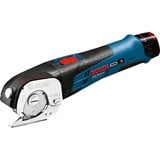 Bosch GUS 10,8 V-LI Professional , Forbici elettroniche blu, senza batteria, senza caricabatterie.