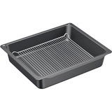 Bosch HEZ633070 accessorio e componente per forno Nero, Argento Acciaio, Teglia antracite, Bosch, Acciaio, Nero, Argento, 455 mm, 375 mm, 81 mm