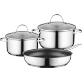 Bosch HEZ9SE030 set di pentole 5 pz accaio, Acciaio inox, Acciaio inox, Acciaio inox, Acciaio inox, Vetro, Belgio