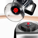Bosch MC812M865 robot da cucina 1250 W 3,9 L Nero, Acciaio inox Nero/acciaio inox satinato, 3,9 L, Nero, Acciaio inox, Manopola, Sbattitura, Miscelazione, Sminuzzare, Tagliare, Miscelatura, Purè, CE, EAC, VDE, Plastica