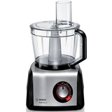 Bosch MC812M865 robot da cucina 1250 W 3,9 L Nero, Acciaio inox Nero/acciaio inox satinato, 3,9 L, Nero, Acciaio inox, Manopola, Sbattitura, Miscelazione, Sminuzzare, Tagliare, Miscelatura, Purè, CE, EAC, VDE, Plastica