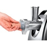 Bosch MFW67440 tritacarne 2000 W Nero, Acciaio inox argento/Nero, 2000 W, Nero, Acciaio inox, 3,5 kg/min., 1 m, 1 m, 2000 W
