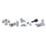 Bosch MFW68660 Tritacarne ProPower 2200 W Nero, Inox spazzolato argento/Nero, Inox spazzolato, 800 W, Nero, Cromo, 8 mm, 2200 W, 800 W, 220 - 240 V