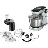 Bosch MUM9D33S11 robot da cucina 1300 W 5,5 L Nero, Argento argento/Nero, 5,5 L, Nero, Argento, Manopola, 1 m, Acciaio inox, Metallo