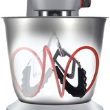 Bosch MUM9D33S11 robot da cucina 1300 W 5,5 L Nero, Argento argento/Nero, 5,5 L, Nero, Argento, Manopola, 1 m, Acciaio inox, Metallo