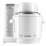 Bosch MUZ4EB1 macchina per gelato 1,14 L Bianco, Gelatiera bianco, 1,14 L, Bianco, 30 min, 200 mm, 200 mm, 210 mm