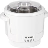 Bosch MUZ5EB2 accessorio per miscelare e lavorare prodotti alimentari, Gelatiera bianco, Bianco, Plastica, Bosch MUM5, 180 mm, 180 mm, 180 mm
