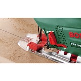 Bosch PST 700 E seghetto elettrico 3100 spm (fogli per minuto) 500 W 1,7 kg, Puzzle verde/Nero, Maniglia superiore, Nero, Verde, Rosso, 45°, 3100 spm (fogli per minuto), 7 cm, 500 spm (fogli per minuto)