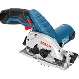 Bosch Sega circolare a batteria Bosch GKS 10,8V-Li blu/Nero, Legno, Nero, Blu, 8,5 cm, 1400 Giri/min, 2,65 cm, 1,5 cm