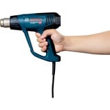 Bosch Soffiatore ad aria calda GHG 23-66 Professional + accessorio a 2 pezzi, Soffiatore d'aria calda blu/Nero