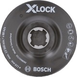 Bosch Supporto PRO, X-LOCK SCM piastra di supporto con perno centrale, Ø 115mm, Platorello per levigatrice 