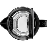 Bosch TWK70B03 bollitore elettrico 1,7 L 2400 W Nero, Trasparente Nero, 1,7 L, 2400 W, Nero, Trasparente, Vetro, Indicatore del livello dell'acqua, Arresto di sicurezza contro il surriscaldamento