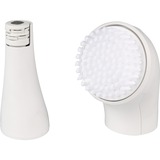 Braun FaceSpa Face Spa Depilatore Donna Epilatore Viso, Accessori Inclusi, Con Spazzola Pulizia Viso, 100% impermeabile, Idea Regalo, 810 Bianco bianco/Argento, Accessori Inclusi, Con Spazzola Pulizia Viso, 100% impermeabile, Idea Regalo, 810 Bianco, Bianco, 10 pinzette, Guance, Mento, Fronte, 0,02 mm, Batteria, Stilo AA