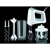 Braun MultiMix 5 HM 5137 Sbattitore manuale 750 W Grigio, Bianco, Mixer manuale bianco/grigio, Sbattitore manuale, Grigio, Bianco, Sbattitura, Impasto, Miscelatura, Pulsanti, Manopola, 0,5 L, Acciaio inox