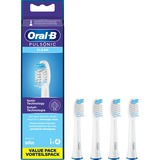 Braun Pulsonic Clean 4 pz Bianco, Testina bianco, 4 pz, Bianco, Oral-B, 219 mm, 60 mm, 20 mm