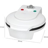 Clatronic 261 679 5 waffle 1200 W Bianco, Cialde bianco, 1200 W, 220-240 V, 50 Hz