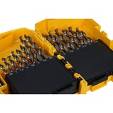DEWALT CASSETTA Set di punte per trapano 29 pezzo(i), Drill bit set oro, Trapano, Set di punte per trapano, Acciaio in lega, High-Speed Steel (HSS), 29 pezzo(i), 1, 1.5, 2, 2.5, 3, 3.2, 3.3, 3.5, 4, 4.2, 4.5, 4.8, 5, 5.5, 6, 6.5, 7, 7.5, 8, 8.5, 9, 9.5, 10,...