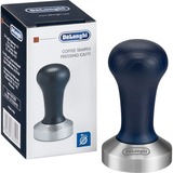 DeLonghi DLSC058 parti e accessori per macchina per caffè Coffee tamper, Stampa blu scuro/in acciaio inox, Coffee tamper, Nero, Argento, 1 pezzo(i)